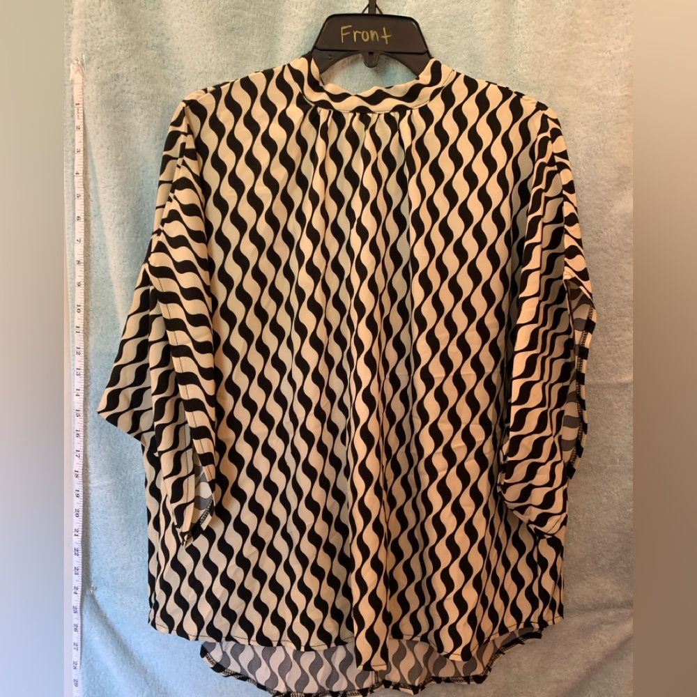 Stylish Black and cream womens top